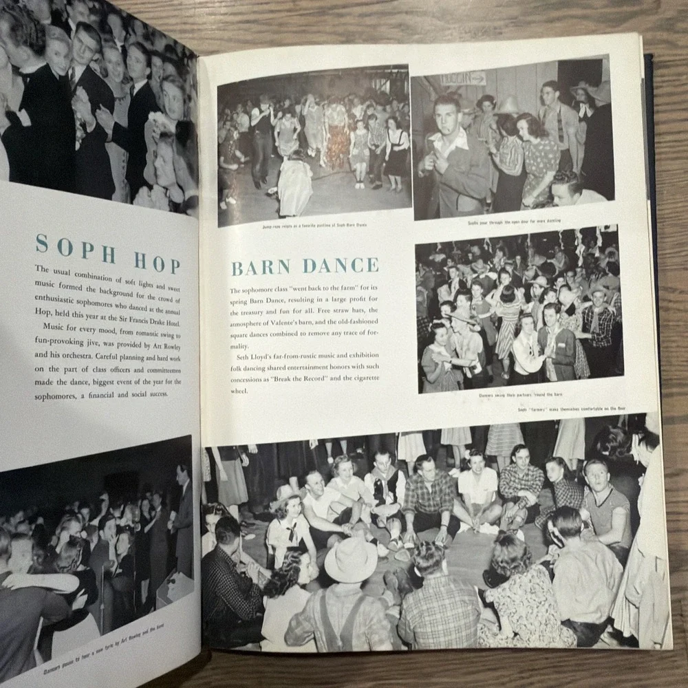 University Of California UC Berkeley 1941 Yearbook Blue & Gold Cal Bears